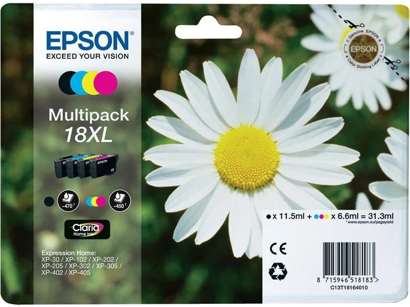 Inkcartridge Epson Multipack 18XL                                                                   